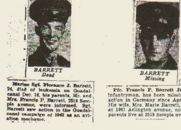 Frank and Florrie Barrett
