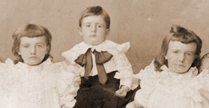Nellie, Thomas, and Catherine Flanagan