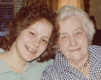 Kitty Mom and Kathleen, about 1975