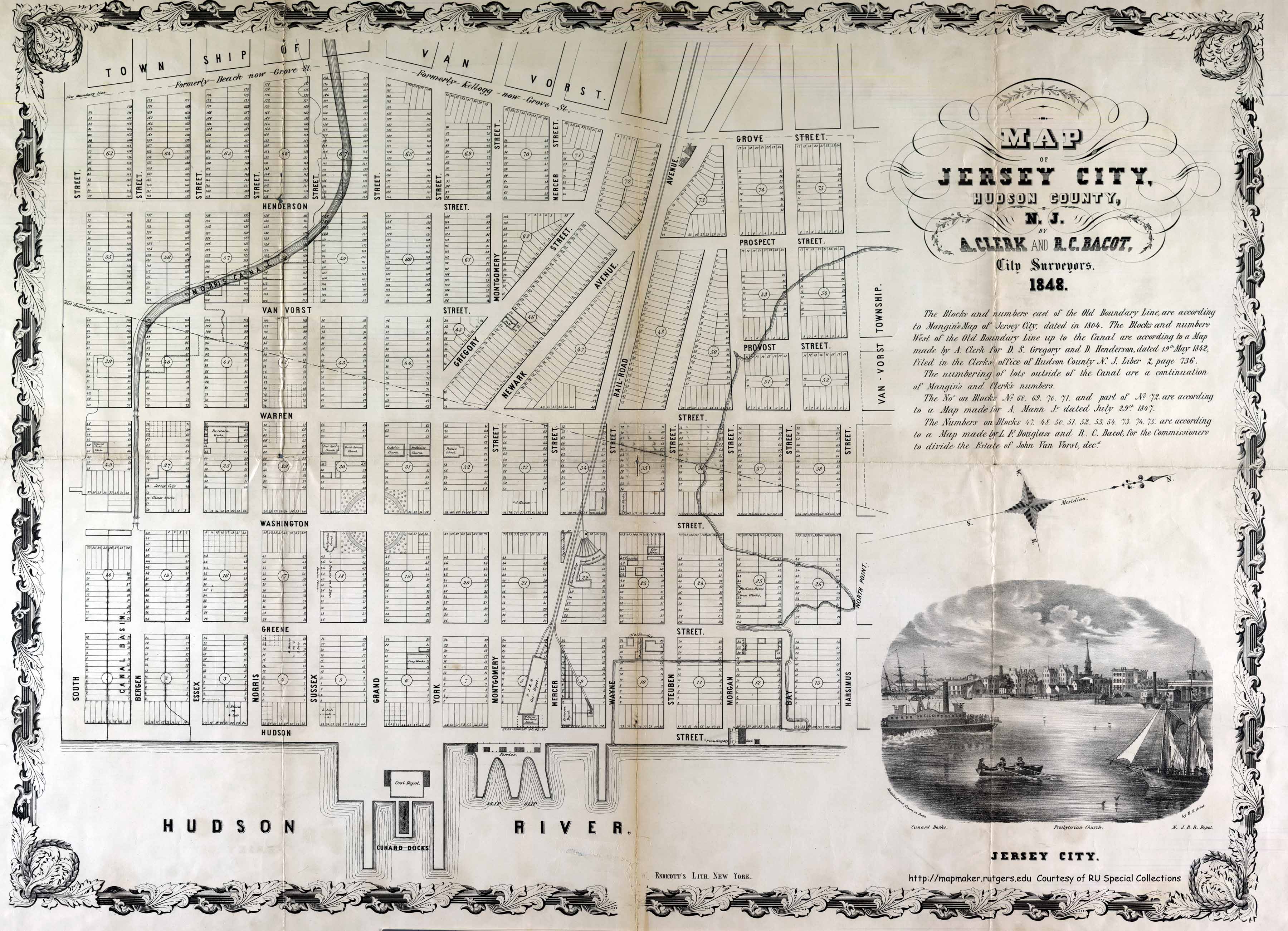 Jersey City 1848. CLICK to see full size.
