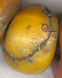 Africa Mali Amber Beads 19th c.