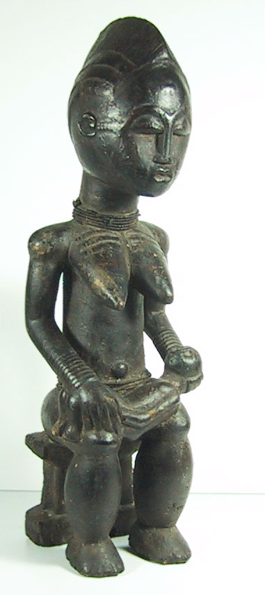 Baule mother child figure, Ivory Coast, Africa