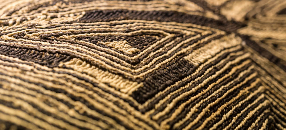 Kuba cloth embroidery detail
