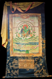Green Tara Tangka Tibet