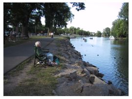 Sunday night in the park