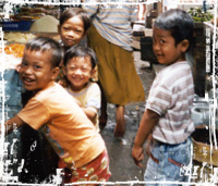 Indonesia Jakarta boys in kampung