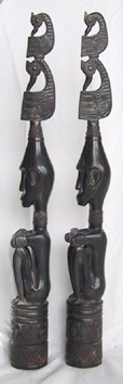 indonesia moluccas bronze sculpture 48 cm.
