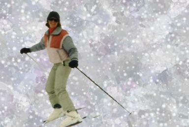 me skiing... photo by J