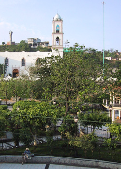Morning in Papantla, Mexico - from our balcony