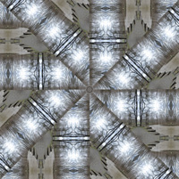 mandala made from a photo of pre-spring